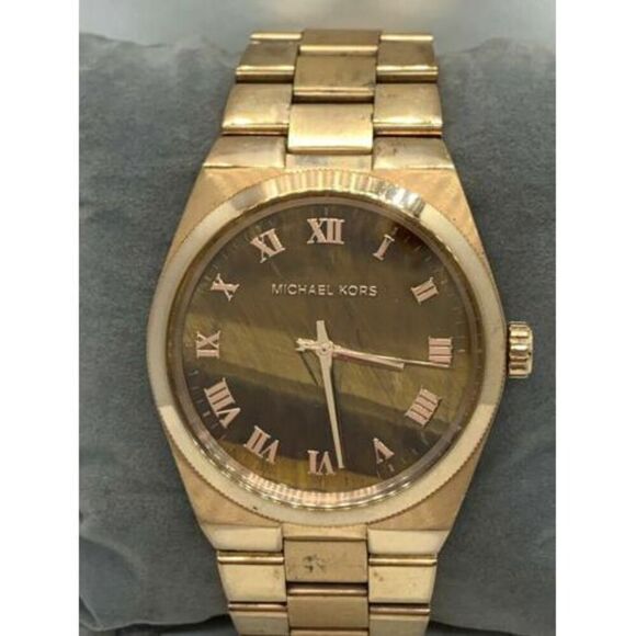 Michael Kors MK5895 Women's Watch Stainless Steel Rose Gold 38mm Analog D601 - Picture 1 of 9